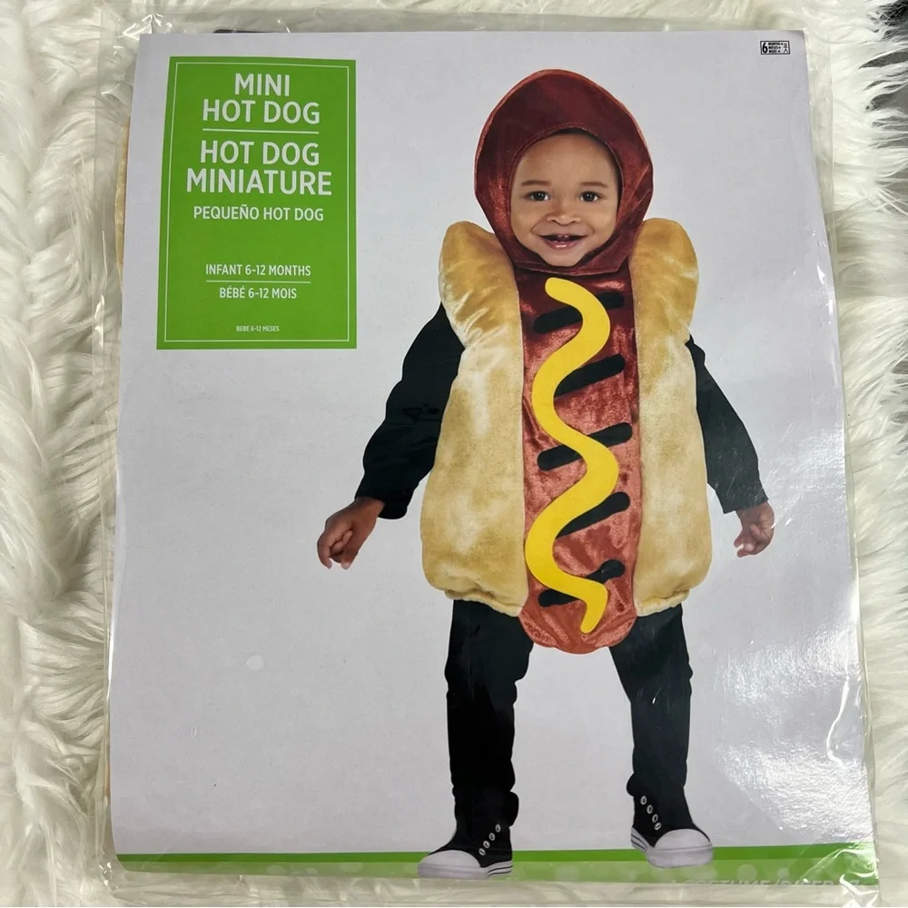 Hot Dog costume NEW infant 6-12 months Halloween